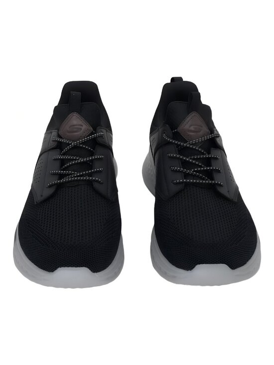 Skechers Relaxed Fit Slade Breyer Sneaker Extra Wide Black/Grey US 11 EU 45 main image 5